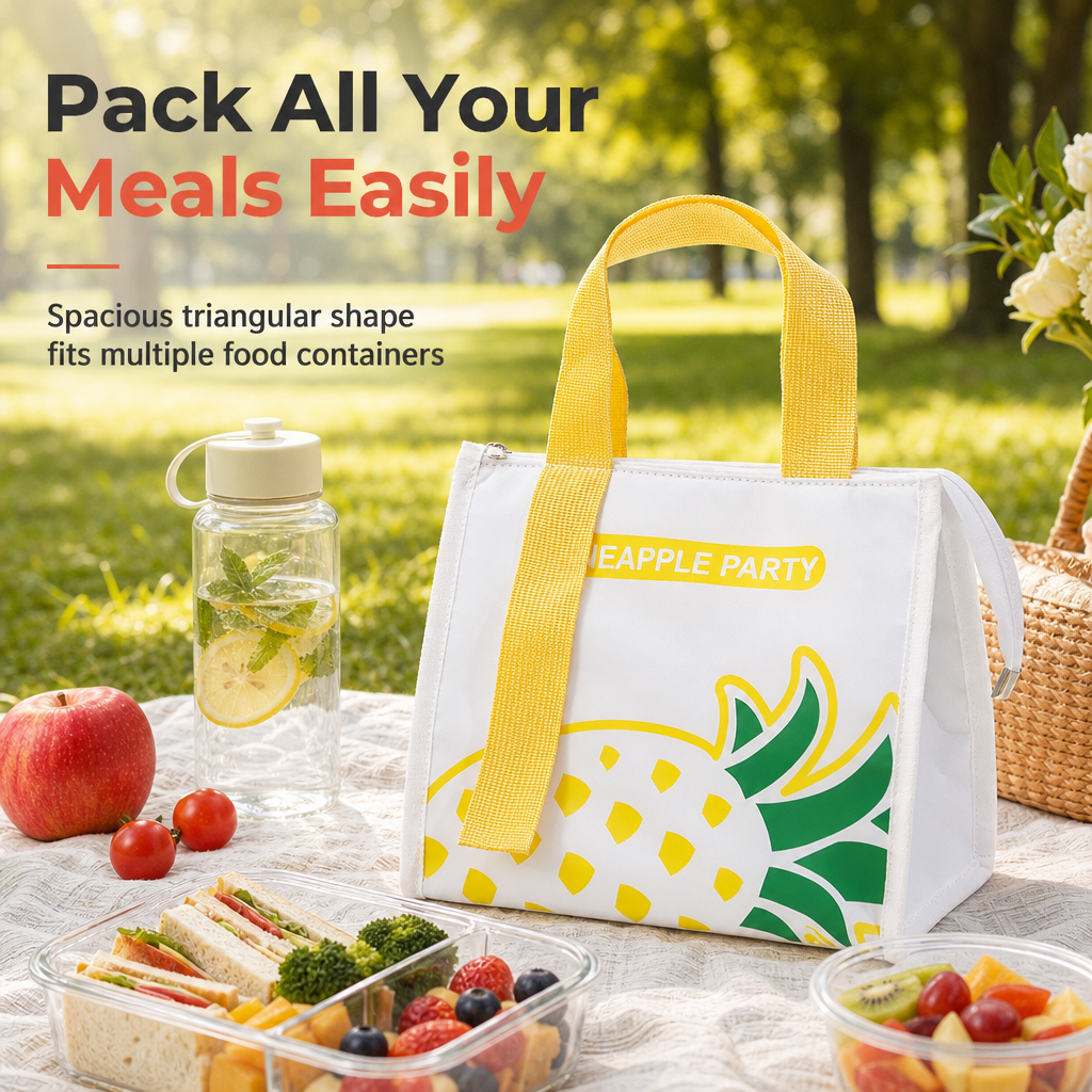 🥗 50% DE DESCUENTO SOLO HOY 🔥 Bolsa térmica reforzada para el almuerzo: comidas calientes horas después de prepararlas.