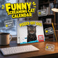 🐱😹 Calendario de Pared 2027 de Gatos Enojados y Divertidos | Papel de Arte Premium y Cuadrícula Amplia