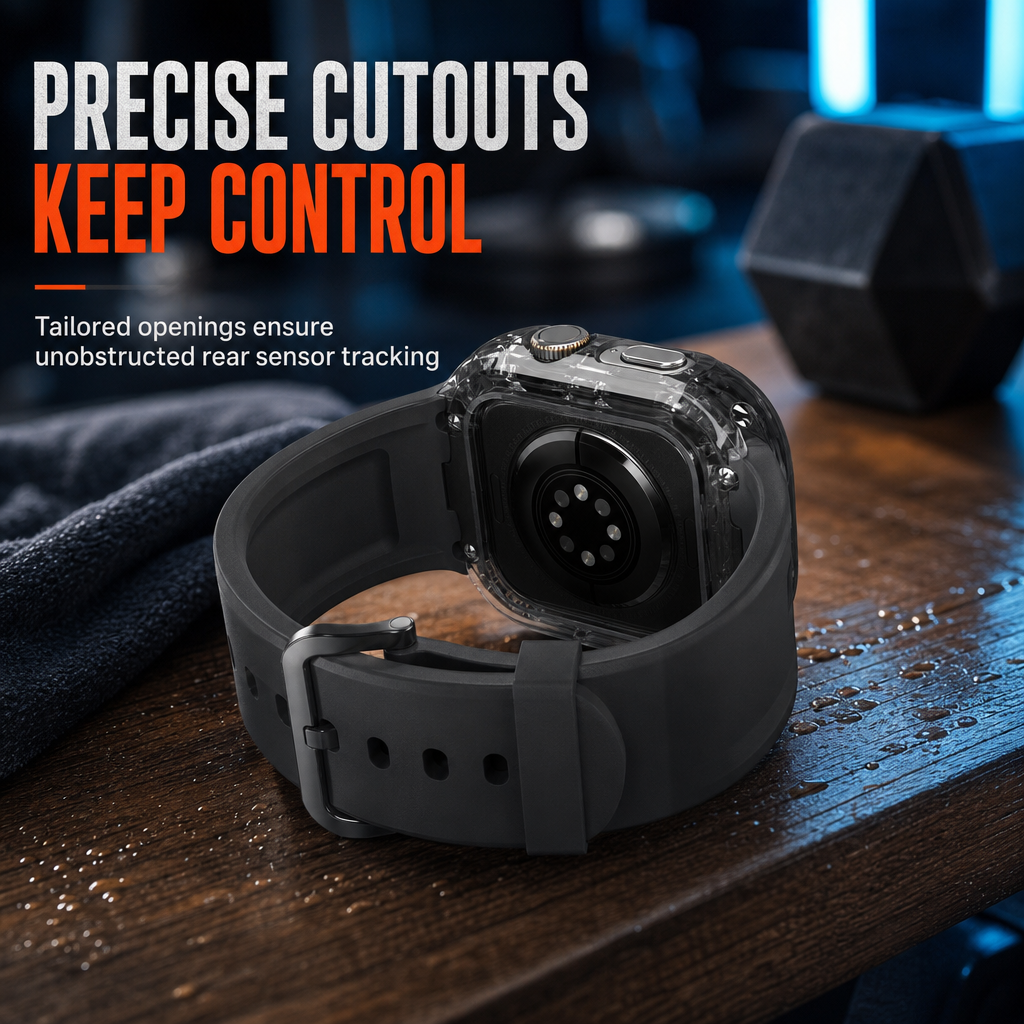 ⌚🛡️ Correa Todo en Uno con Funda Protectora Blindada para Smartwatch | Diseño Deportivo Antigolpes y TPU de Alta Resistencia