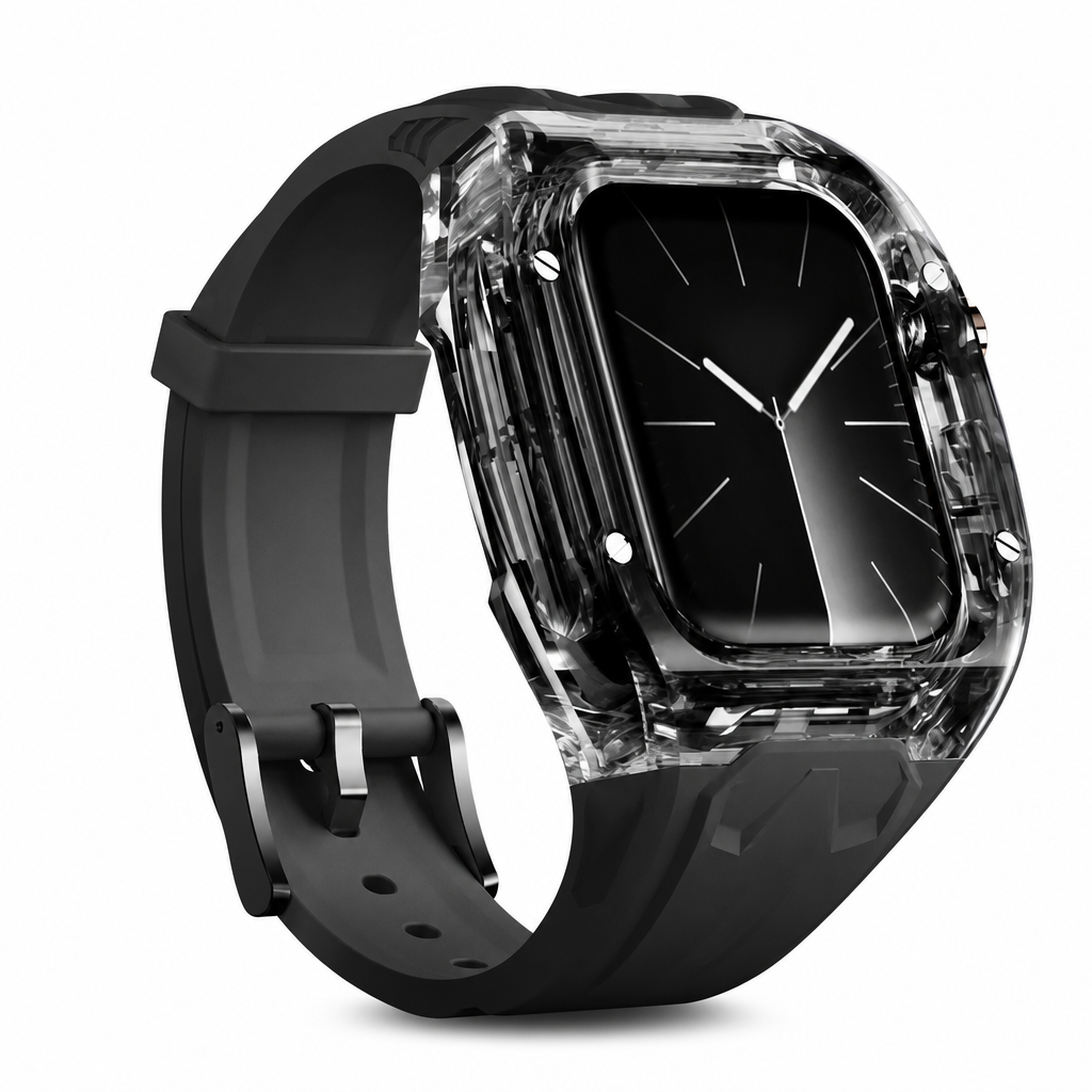 ⌚🛡️ Correa Todo en Uno con Funda Protectora Blindada para Smartwatch | Diseño Deportivo Antigolpes y TPU de Alta Resistencia