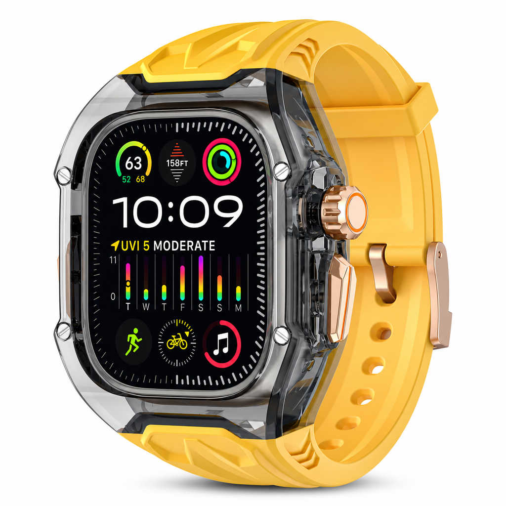 ⌚🛡️ Correa Todo en Uno con Funda Protectora Blindada para Smartwatch | Diseño Deportivo Antigolpes y TPU de Alta Resistencia