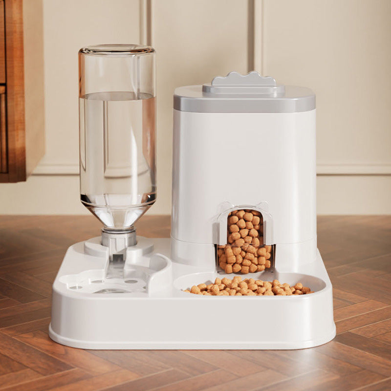 Comedero automático 2 en 1 con dispensador de agua para mascotas