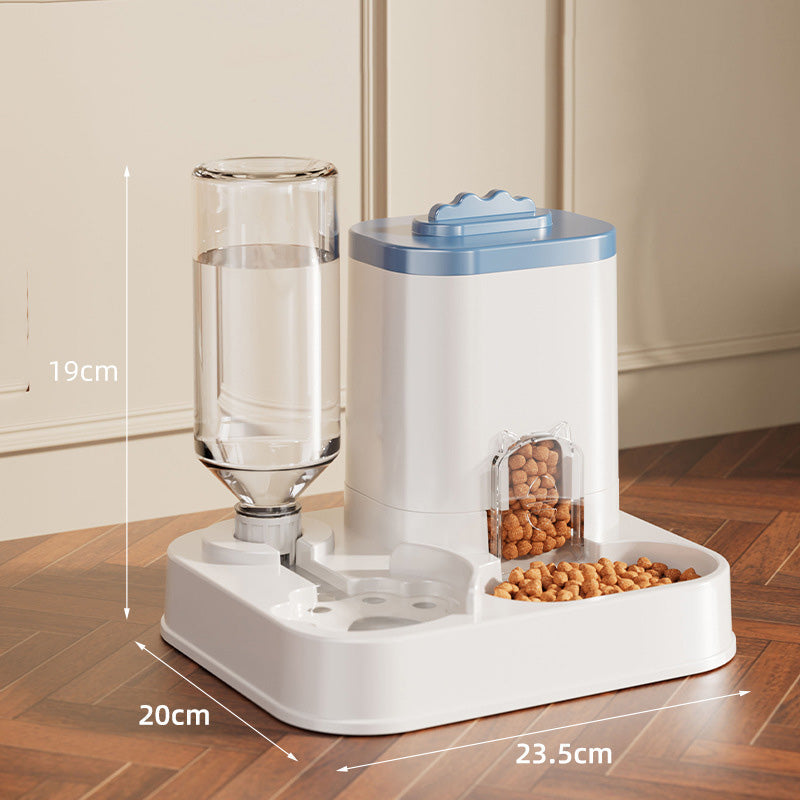 Comedero automático 2 en 1 con dispensador de agua para mascotas