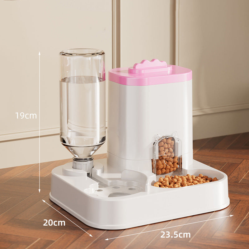 Comedero automático 2 en 1 con dispensador de agua para mascotas