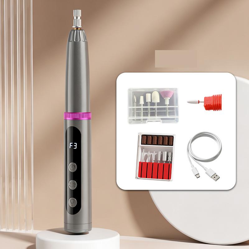 Torno eléctrico portátil para manicura y pulido de uñas