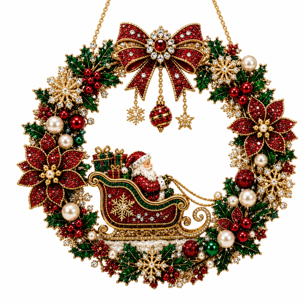 🎄 OFERTA RELÁMPAGO – 50 % DE DESCUENTO ✨ Kit de Diamond Art navideño para hacer tú mismo: decoración navideña creativa para un hogar festivo 🎁
