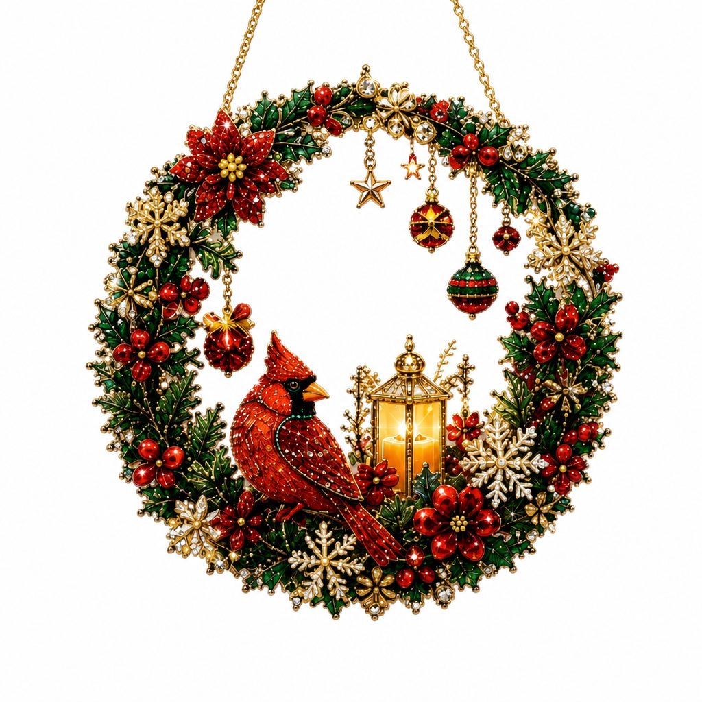 🎄 OFERTA RELÁMPAGO – 50 % DE DESCUENTO ✨ Kit de Diamond Art navideño para hacer tú mismo: decoración navideña creativa para un hogar festivo 🎁