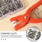 🧷 50% de descuento solo hoy ✨ Kit de pinza para broches de presión sin coser