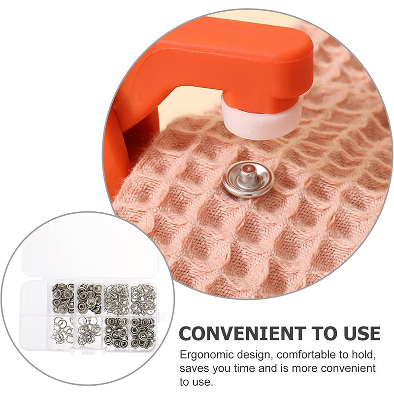 🧷 50% de descuento solo hoy ✨ Kit de pinza para broches de presión sin coser