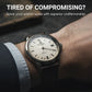 Reloj de Cuarzo Luminoso e Impermeable para Hombre
