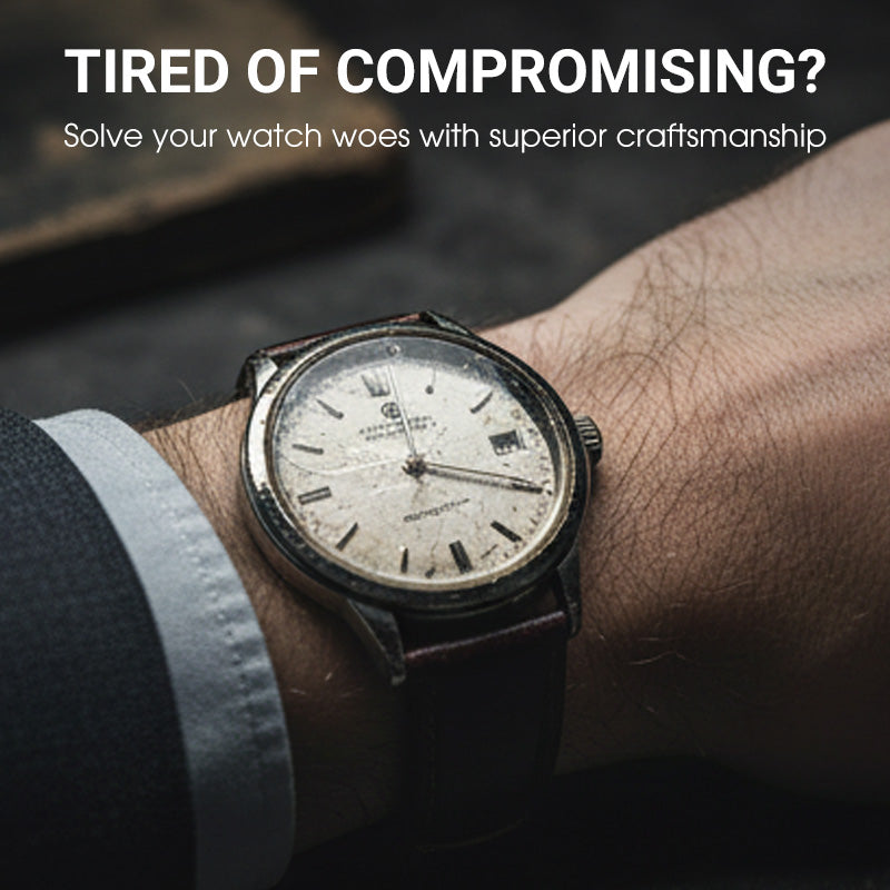 Reloj de Cuarzo Luminoso e Impermeable para Hombre