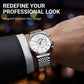 Reloj de Cuarzo Luminoso e Impermeable para Hombre