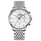 Reloj de Cuarzo Luminoso e Impermeable para Hombre