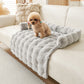 Cama para mascotas gruesa, cálida y antideslizante con borde