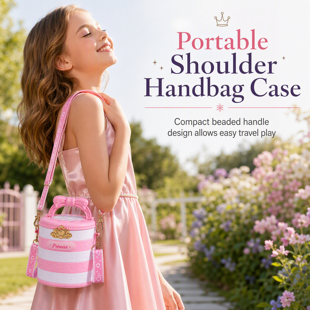 💄 DESCUENTO DEL 50% POR TIEMPO LIMITADO! ✨ Conjunto de maquillaje para princesas lavable – Juguete de maquillaje seguro para niños, no tóxico y de fantasía 👸