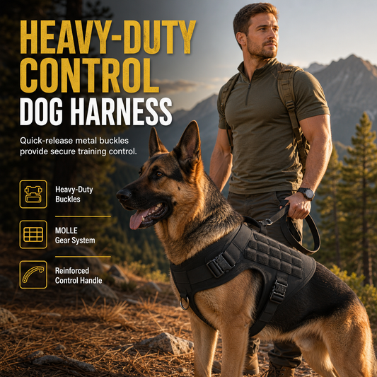 ⏳ Oferta por tiempo limitado ⏰ Arnés táctico resistente para perros medianos y grandes