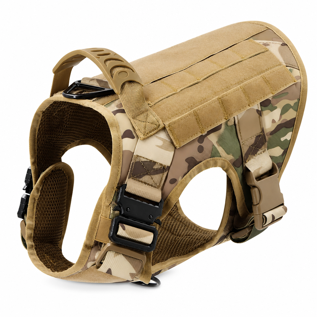 ⏳Time-Limited Special⏰Tactical Dog Harness Heavy Duty Pet Working Vest for Medium and Large Dogs Quick Release Training Vest for Outdoor Activities