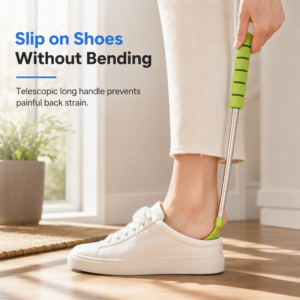 👞 Telescopic Long Shoe Horn | 70cm Reach
