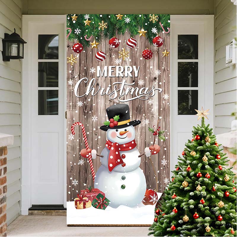 🎄 ¡70% DE DESCUENTO! 🎅 Cubrepuertas Navideño Decorativo – Estampado de Alta Definición y Resistente a la Decoloración ✨
