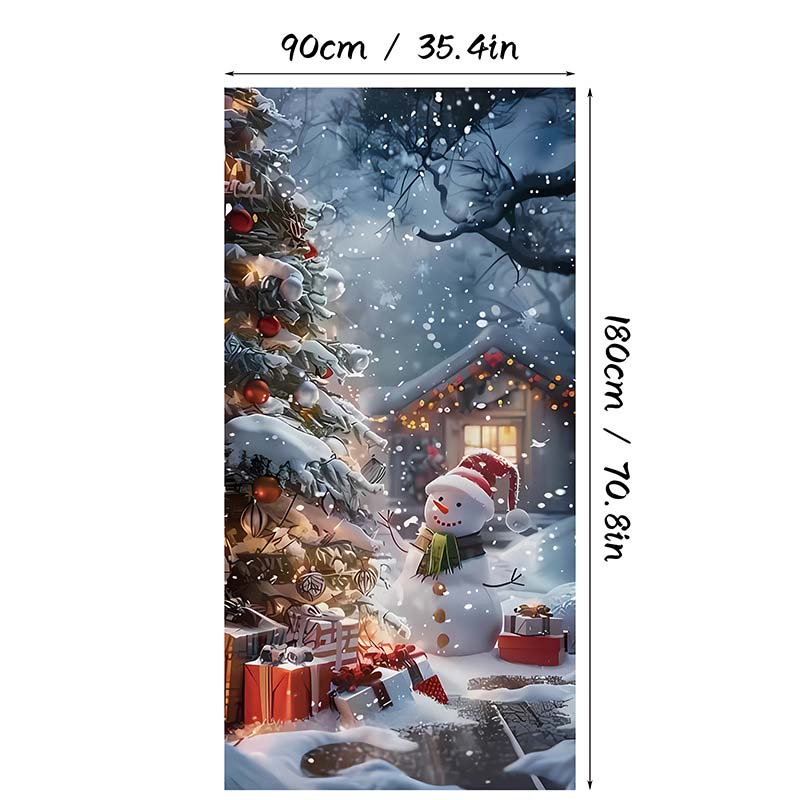 🎄 ¡70% DE DESCUENTO! 🎅 Cubrepuertas Navideño Decorativo – Estampado de Alta Definición y Resistente a la Decoloración ✨