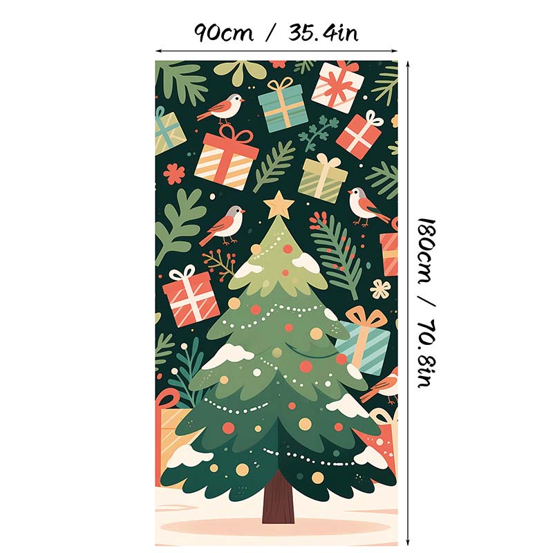 🎄 ¡70% DE DESCUENTO! 🎅 Cubrepuertas Navideño Decorativo – Estampado de Alta Definición y Resistente a la Decoloración ✨