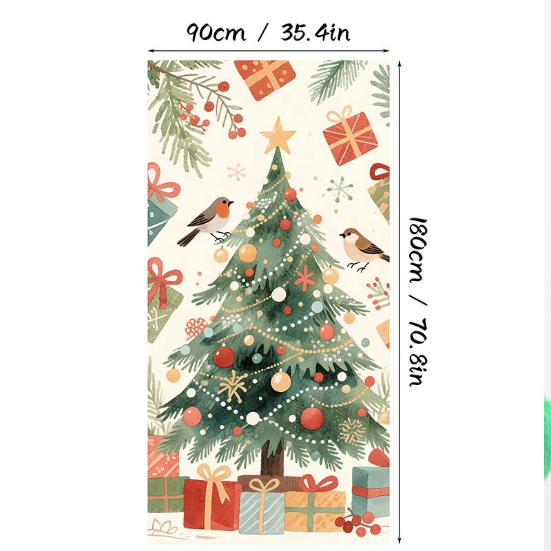 🎄 ¡70% DE DESCUENTO! 🎅 Cubrepuertas Navideño Decorativo – Estampado de Alta Definición y Resistente a la Decoloración ✨