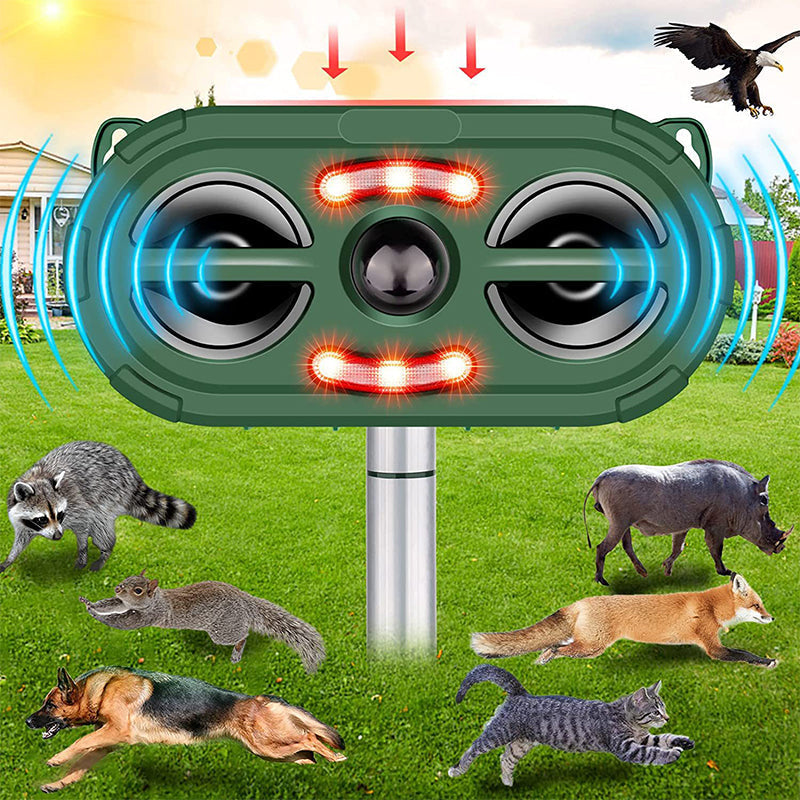 Solar Powered Ultrasonic Animal Deterrent