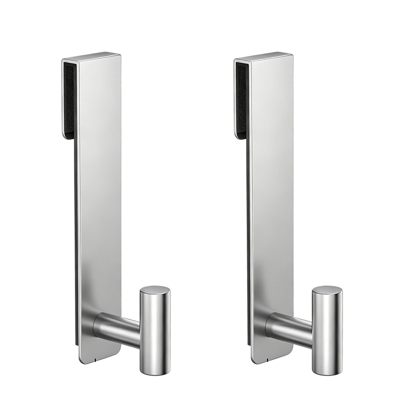 Ganchos para puerta de ducha de vidrio (2 piezas)