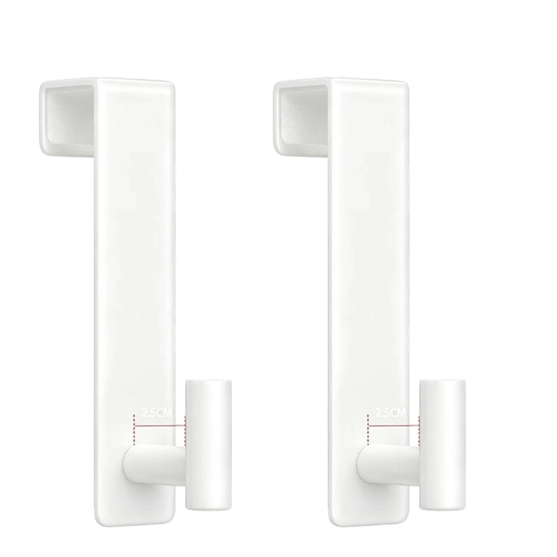 Ganchos para puerta de ducha de vidrio (2 piezas)