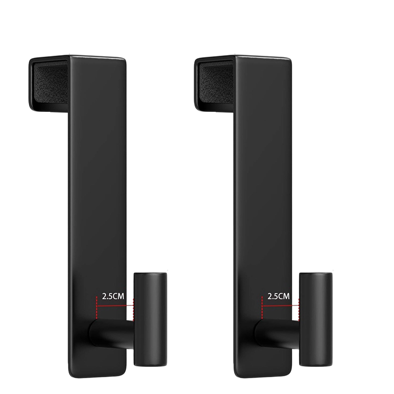 Ganchos para puerta de ducha de vidrio (2 piezas)
