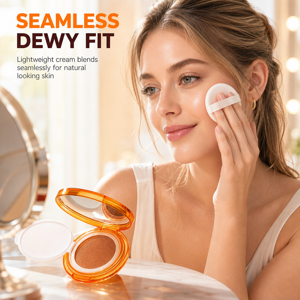 Base de Maquillaje Cushion Ligera con Vitamina C