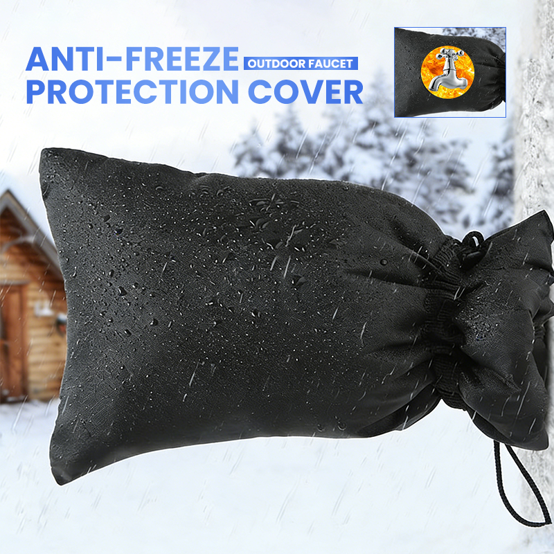❄️ ¡50 % DE DESCUENTO POR TIEMPO LIMITADO! ✨ Funda aislante para grifo exterior con cierre de cordón