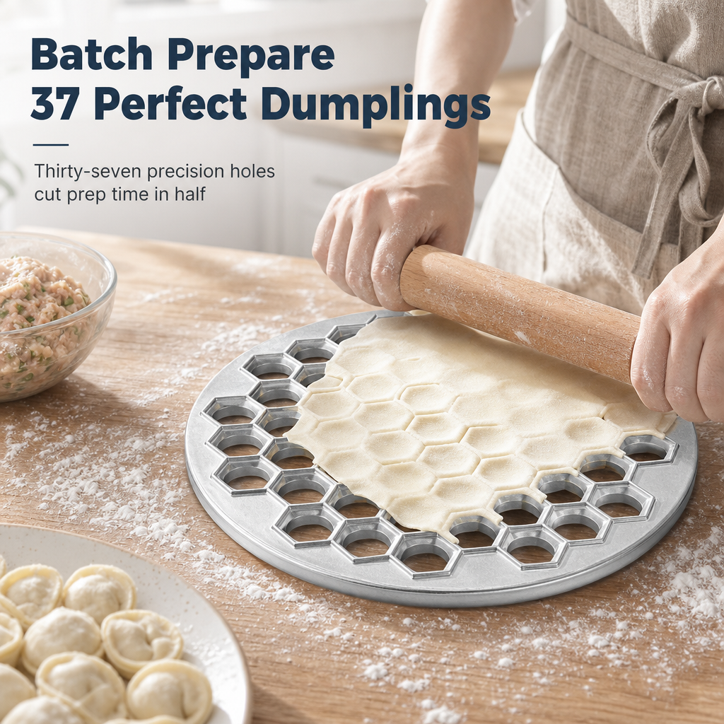 Molde para hacer 37 empanadillas a la vez
