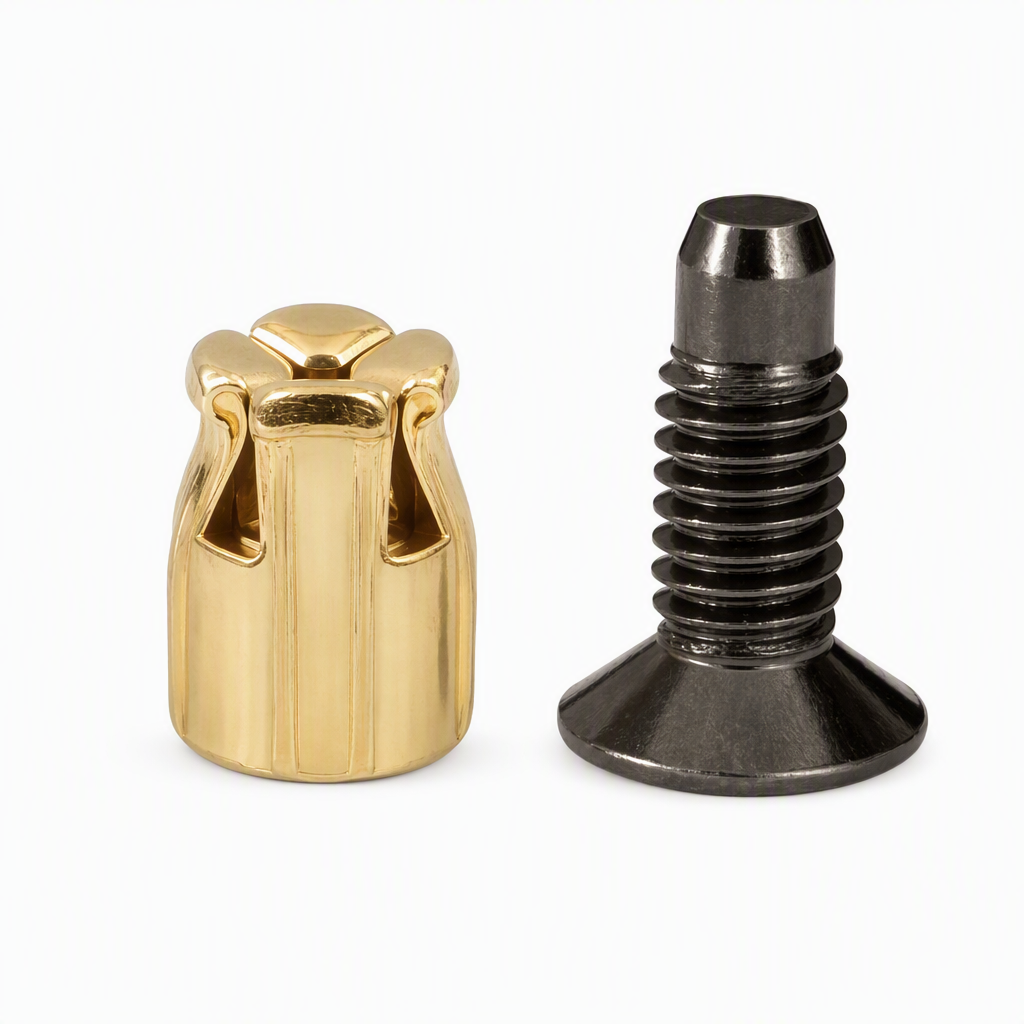 Juego de tuercas de expansión y tornillos para reparar bisagras de muebles