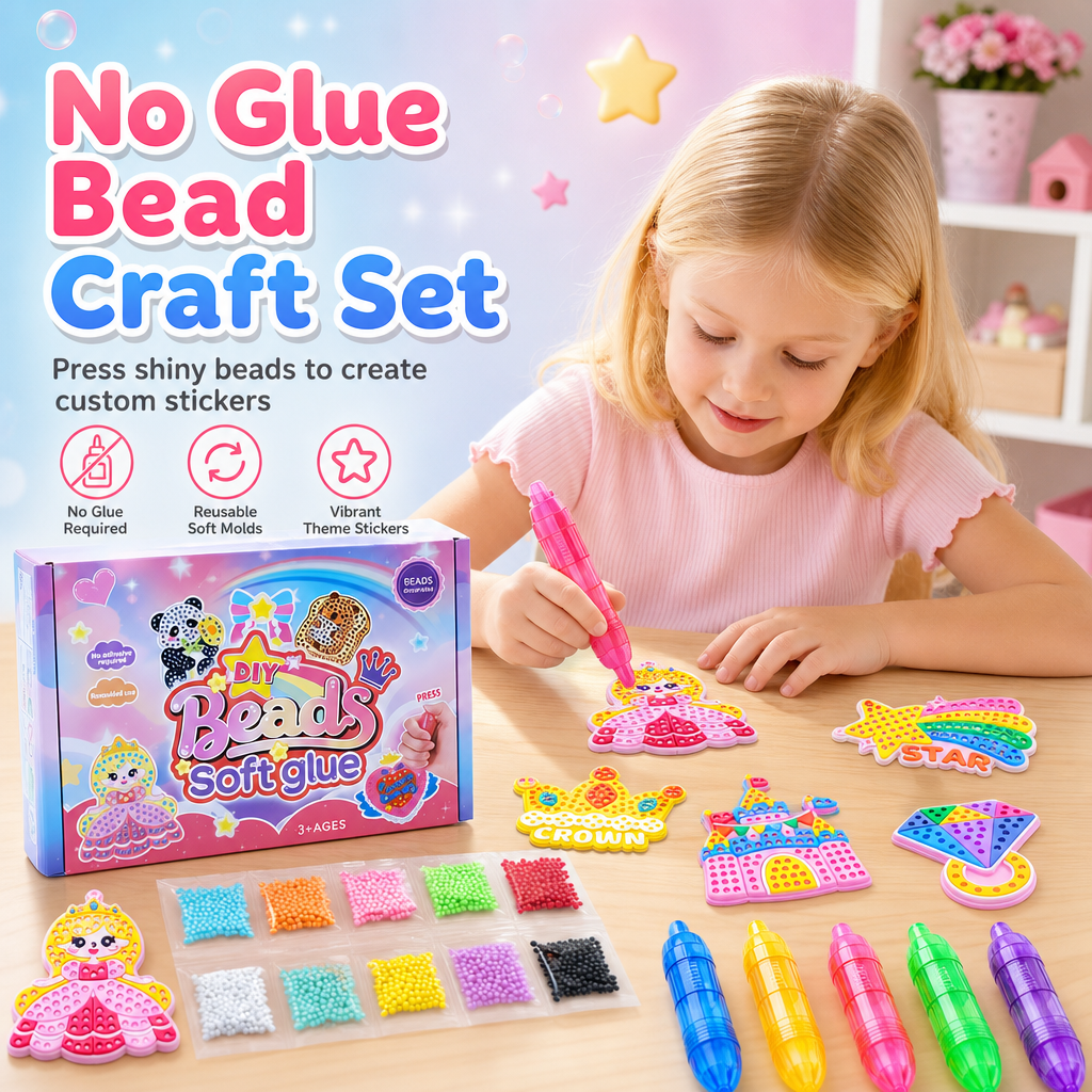 DIY Dot Bead Painting Sticker Art Kit para niños