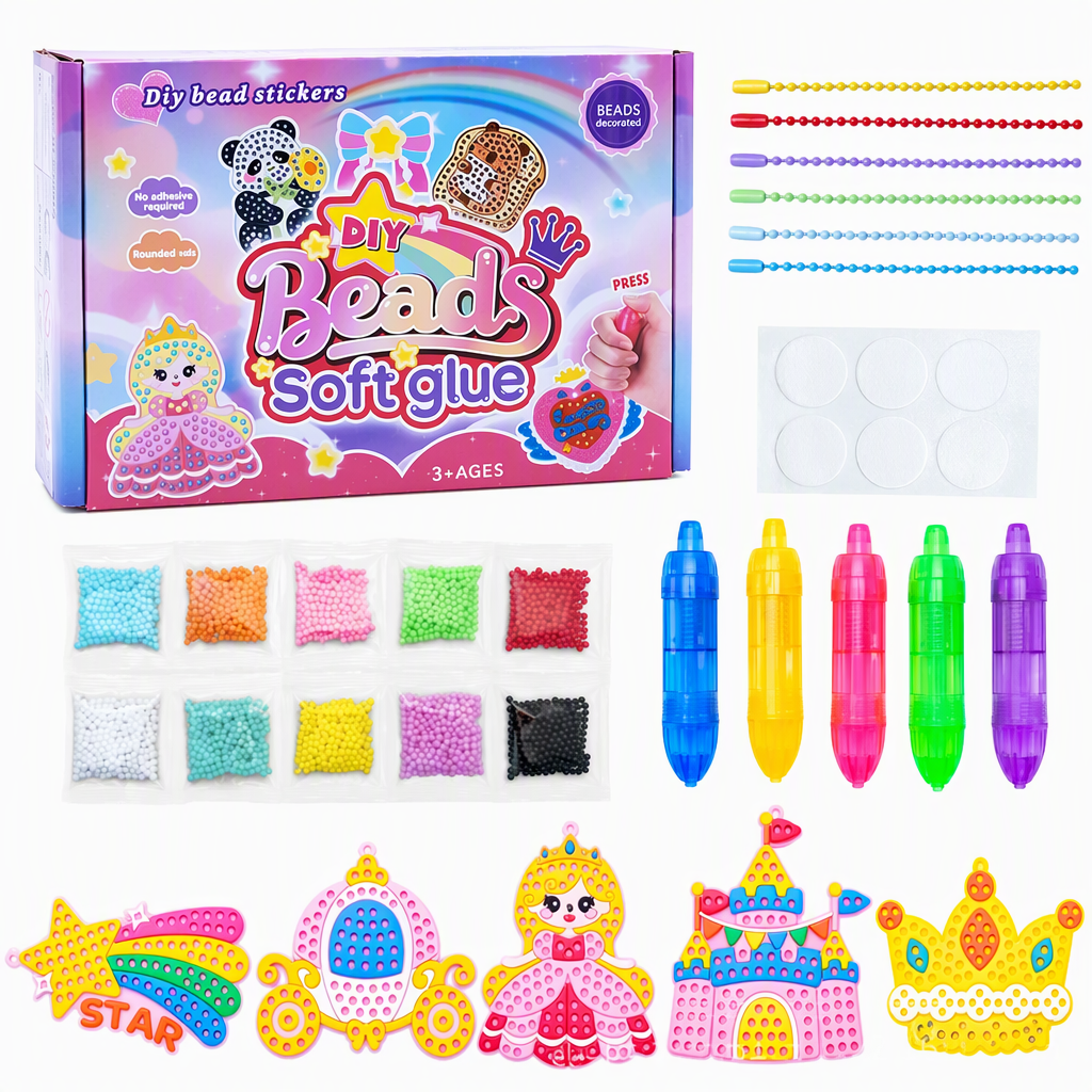 DIY Dot Bead Painting Sticker Art Kit para niños