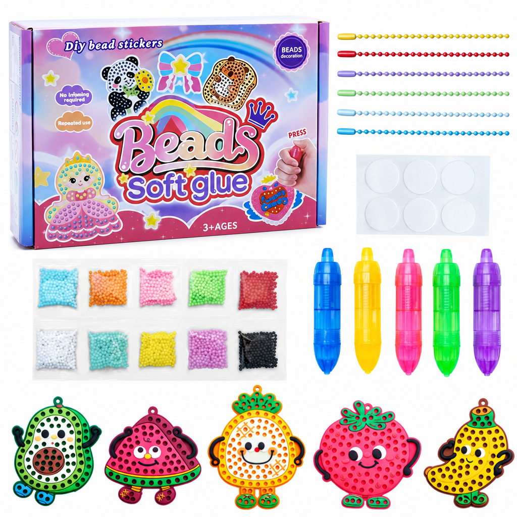 DIY Dot Bead Painting Sticker Art Kit para niños