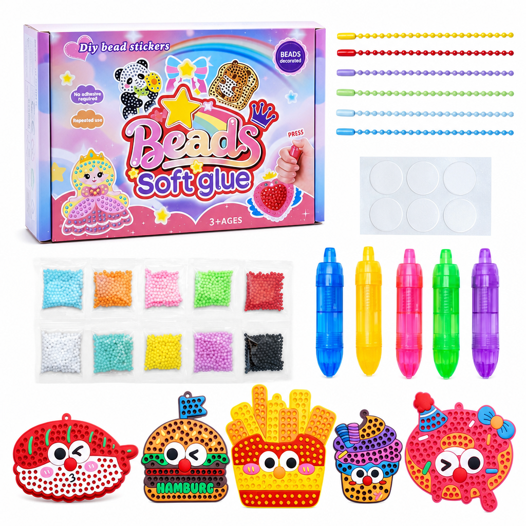 DIY Dot Bead Painting Sticker Art Kit para niños