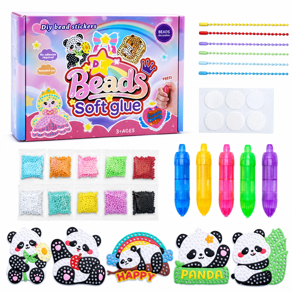DIY Dot Bead Painting Sticker Art Kit para niños