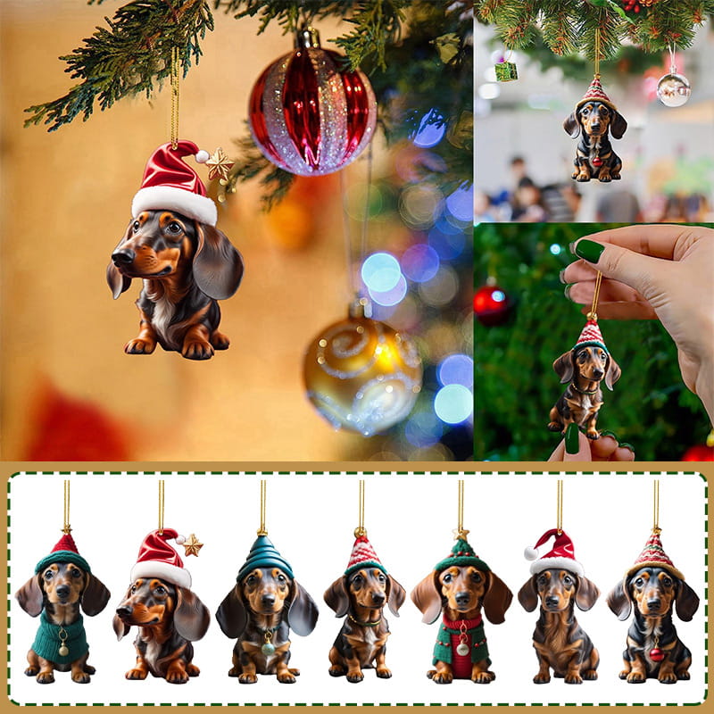 ⏳🔥LIMITED-TIME 50% OFF! ⏰🎄 Puppy-Shaped Christmas Tree Ornaments 🐕🎁