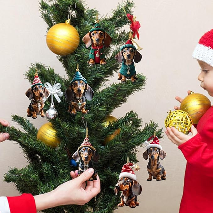 ⏳🔥LIMITED-TIME 50% OFF! ⏰🎄 Puppy-Shaped Christmas Tree Ornaments 🐕🎁
