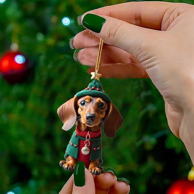 ⏳🔥LIMITED-TIME 50% OFF! ⏰🎄 Puppy-Shaped Christmas Tree Ornaments 🐕🎁