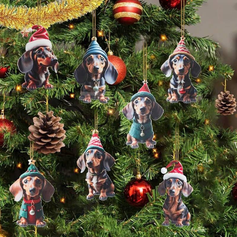 ⏳🔥LIMITED-TIME 50% OFF! ⏰🎄 Puppy-Shaped Christmas Tree Ornaments 🐕🎁