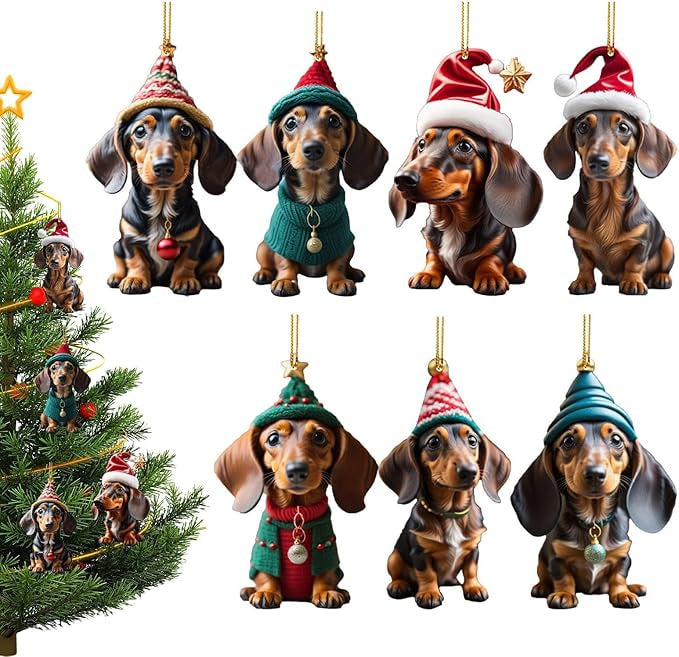 ⏳🔥LIMITED-TIME 50% OFF! ⏰🎄 Puppy-Shaped Christmas Tree Ornaments 🐕🎁