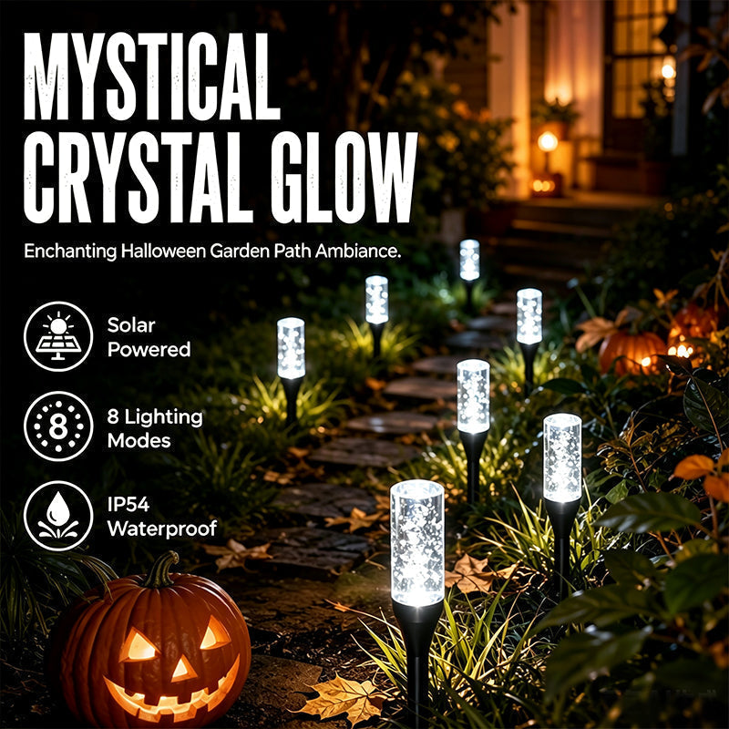 ☀️ LIMITED-TIME 50% OFF! ✨ Solar Bubble Pathway Light – Auto On/Off, Decorative, Weatherproof 🌙