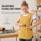 Waterproof and Oilproof Kitchen Vest Apron Breathable Sleeveless Workwear for Catering and Food Service