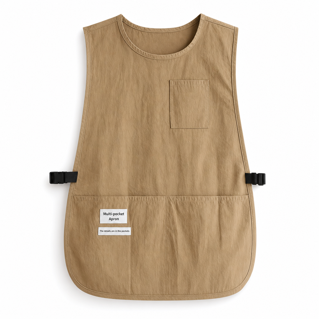 Waterproof and Oilproof Kitchen Vest Apron Breathable Sleeveless Workwear for Catering and Food Service