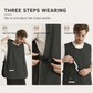 Waterproof and Oilproof Kitchen Vest Apron Breathable Sleeveless Workwear for Catering and Food Service
