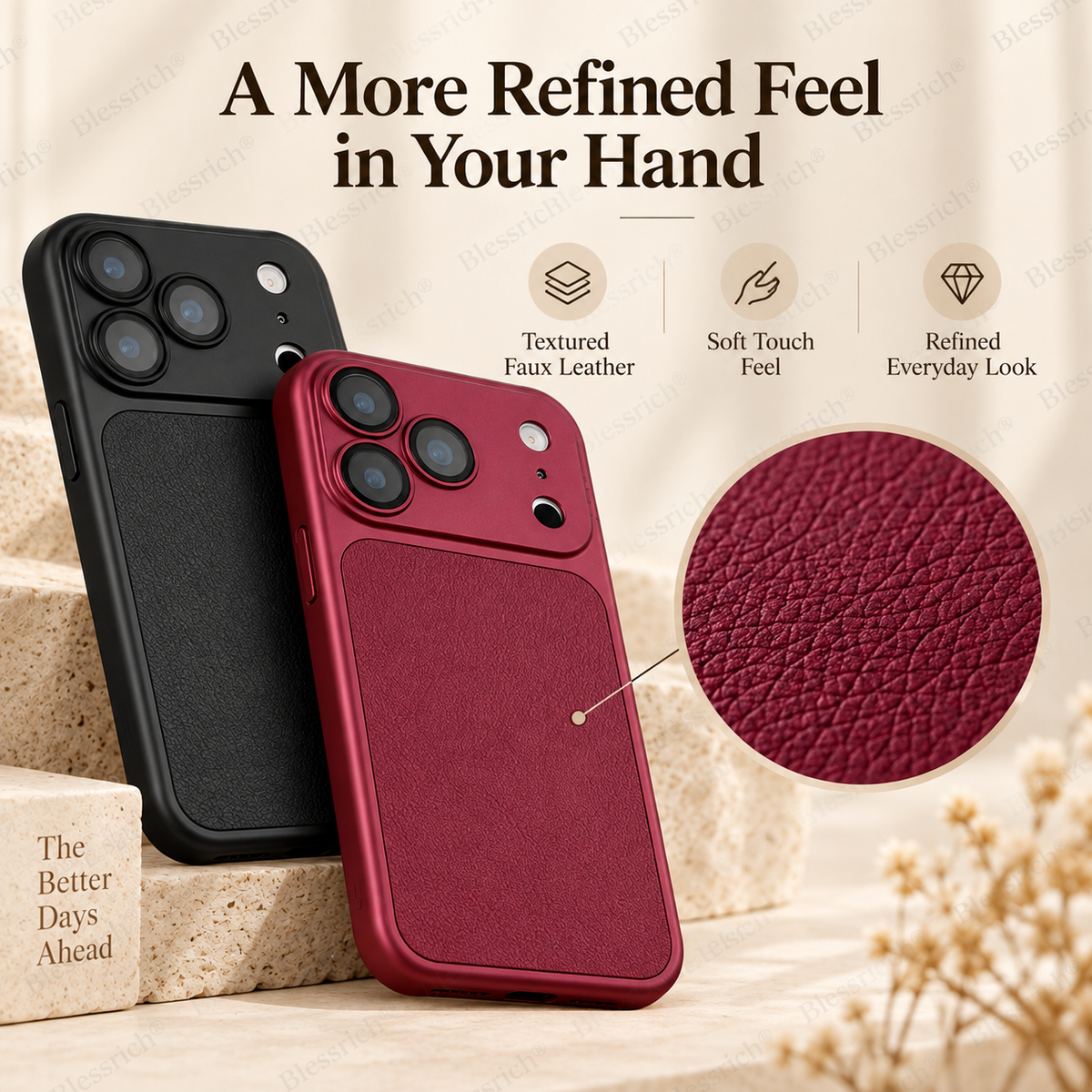 📢📢 ¡50 % de descuento! ⏰ Nuevos colores inspirados en el iPhone 18. Funda de piel sintética suave y elegante 💎 | Tacto prémium ✨