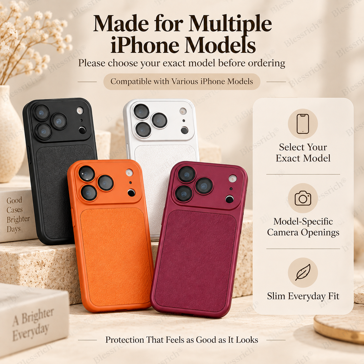 📢📢 ¡50 % de descuento! ⏰ Nuevos colores inspirados en el iPhone 18. Funda de piel sintética suave y elegante 💎 | Tacto prémium ✨
